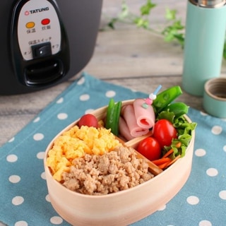 ＼大同電鍋レシピ／鶏そぼろ丼